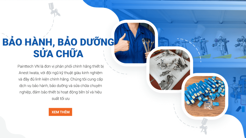 Bảo hành - Sửa chữa Anest Iwata