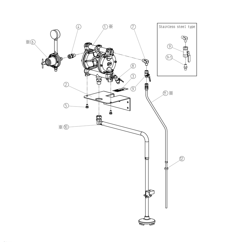 Máy bơm màng DPS-1204B