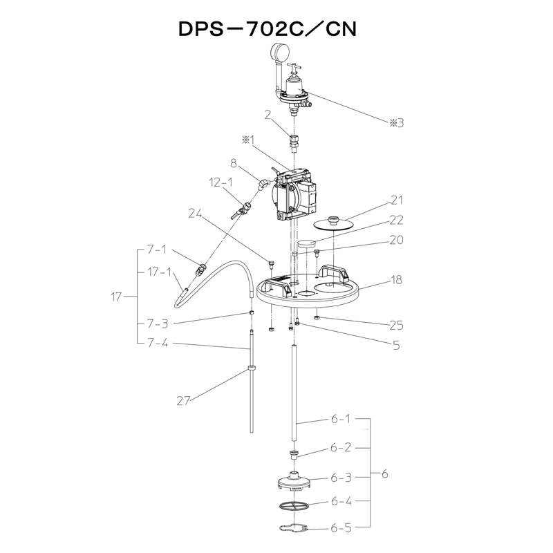 Máy bơm màng DPS-702CN