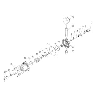 Bộ điều chỉnh áp lực sơn PR-5BL